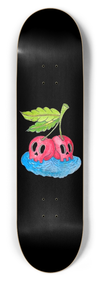 Skull Deck by Khriz Angel 8-1/2 Skateboard Deck