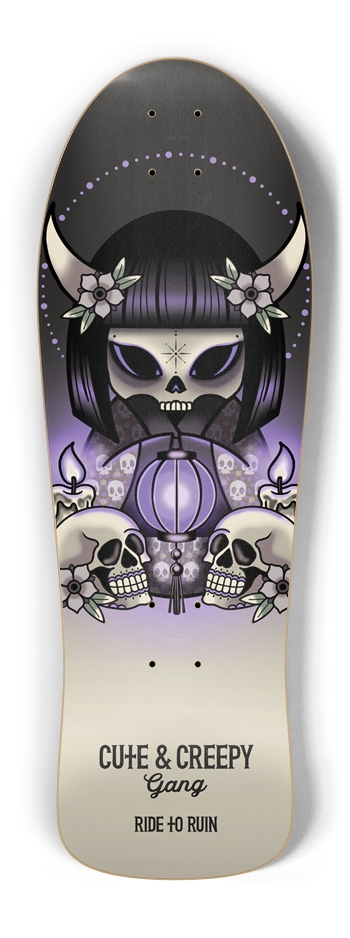 Cute & creepy Gang | Ride to Ruin | Yuki Bone Moon Old School Shape