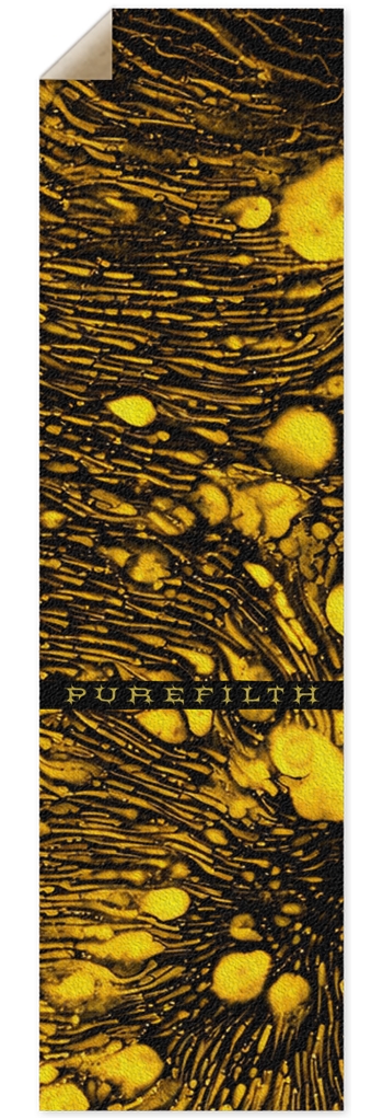 Yellow Veinfield 10 x 36 Inch Griptape
