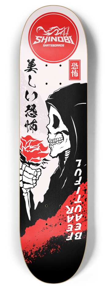 Beautiful Fear - 8 Inch 8 Inch Skateboard Deck