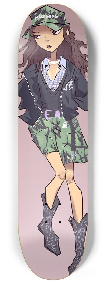 Black Boots 8-1/4 Skateboard Deck