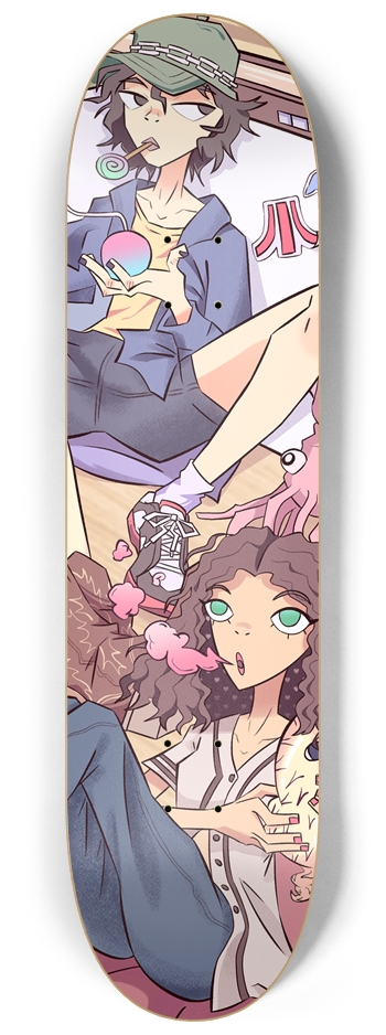 Pufferfish Smoke 8-1/4 Skateboard Deck