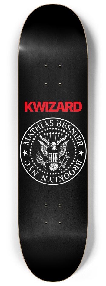 MATHIAS PRO BLACK 8-1/4 Skateboard Deck