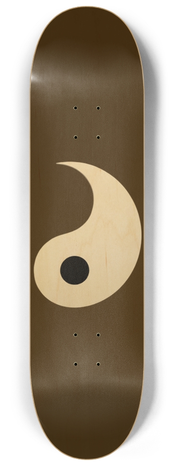 yin yang 2 deck #2 8-1/4 Skateboard Deck