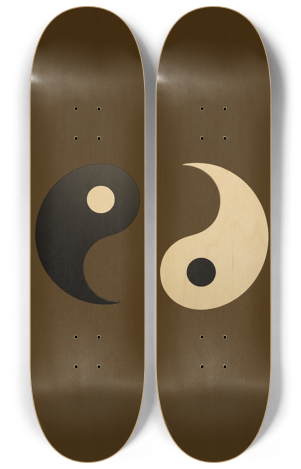 yin yang 2 deck 2 Deck Wall Series