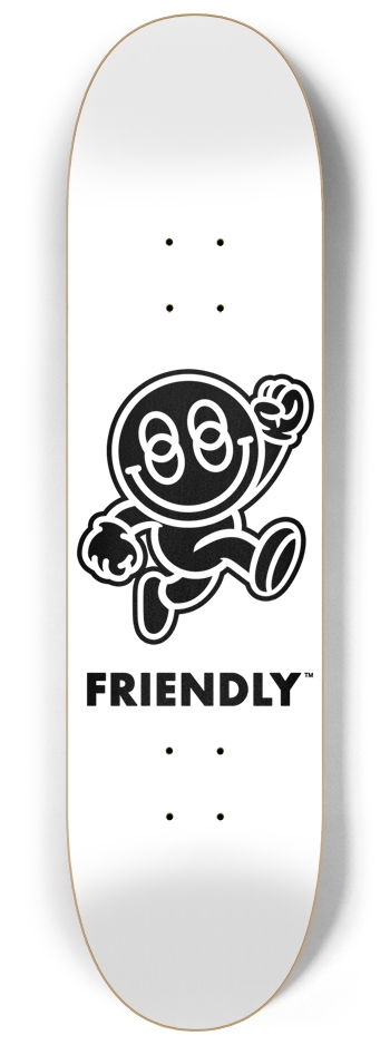 FRIENDLY™ #003 (White) - 8.25