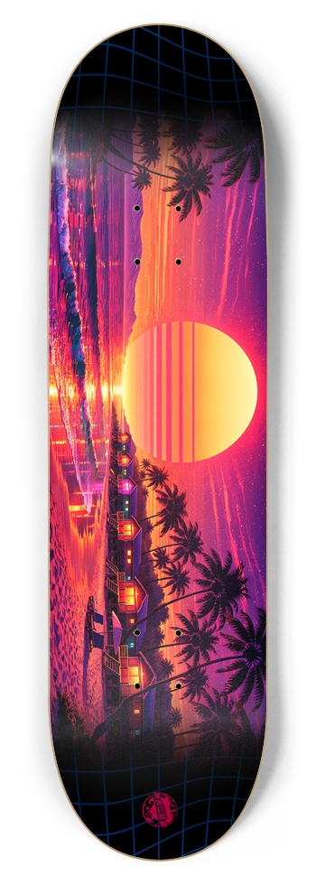 Vapor Waves at Sunset