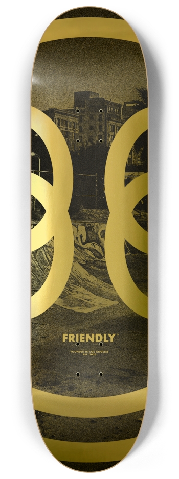 The FRIENDLY™ Collector - "Founded In LA" (Launch Collectible) #2 8-1/4 Skateboard Deck