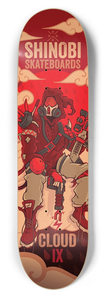 CLOUD IX - 8.5 Inch 8-1/2 Skateboard Deck