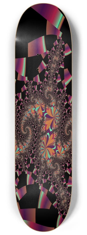 Fractal #1637 #2 8-1/4 Skateboard Deck
