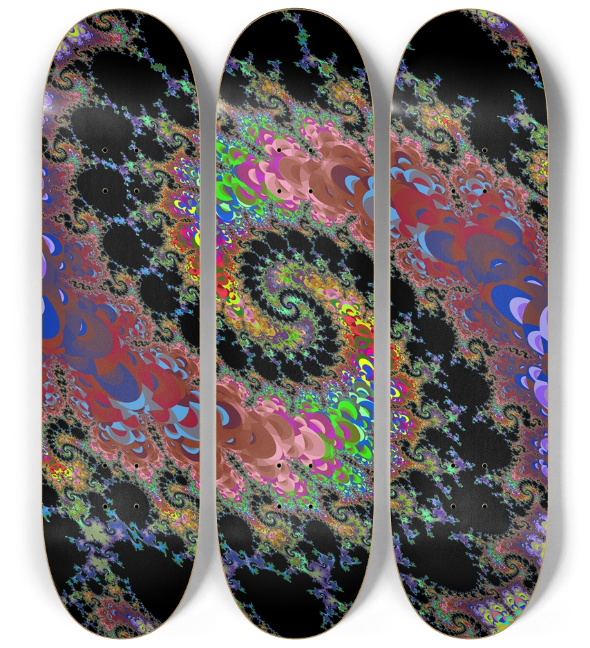 Fractal #1615 3 Deck Wall Series