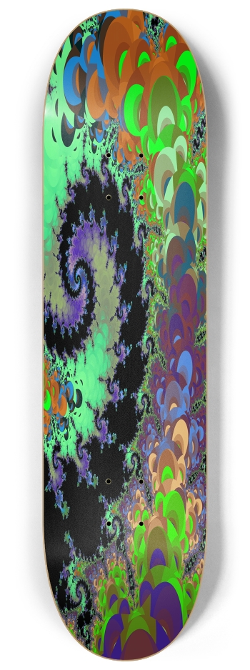 Fractal #1617 #3 8-1/4 Skateboard Deck
