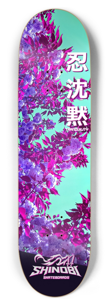 Tranquility - 8.5 Inch 8-1/2 Skateboard Deck