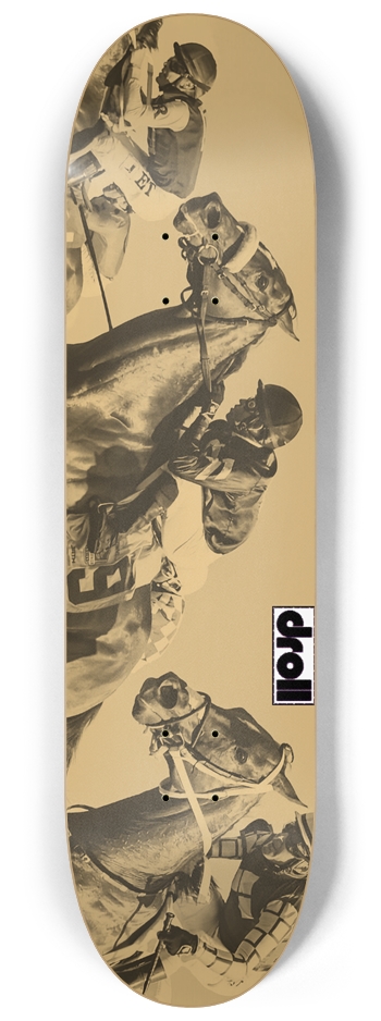 horse race 8-1/4 Skateboard Deck