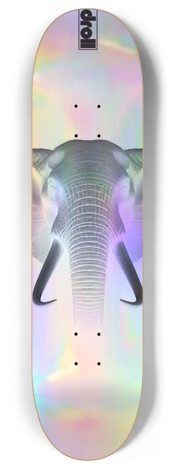 elephant face 8 Inch Skateboard Deck