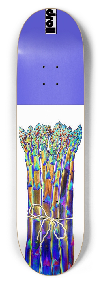 glowing asparagus 8-1/2 Skateboard Deck