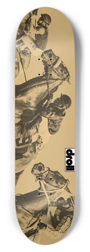 horse race 8-1/2 Skateboard Deck