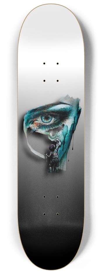 wipe 8-1/4 Skateboard Deck