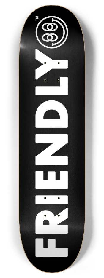 FRIENDLY™ #004 (Black) - 8.0