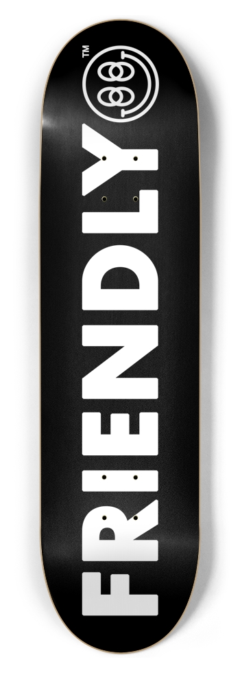 FRIENDLY™ #004 (Black) - 8.5