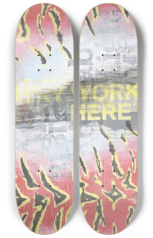 Skateboard Series 2 Deck Wall Series