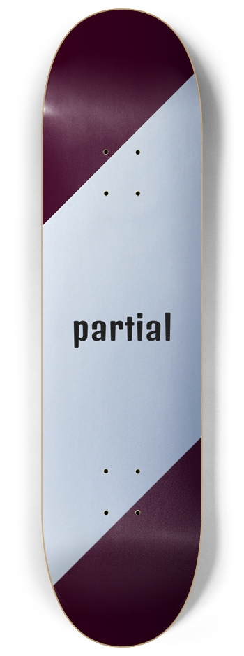 partial 2 tone purple