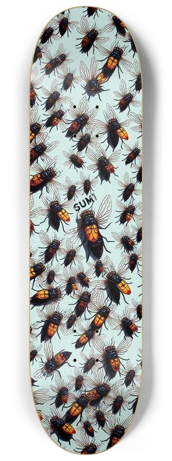 sum1sk8boards buzz off 8.25 popsicle skateboard 8-1/4 Skateboard Deck