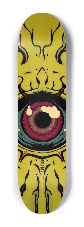 sum1sk8boards slimeeye 7.25 popsicle skateboard 7-1/4 Mini/Kid Skateboard