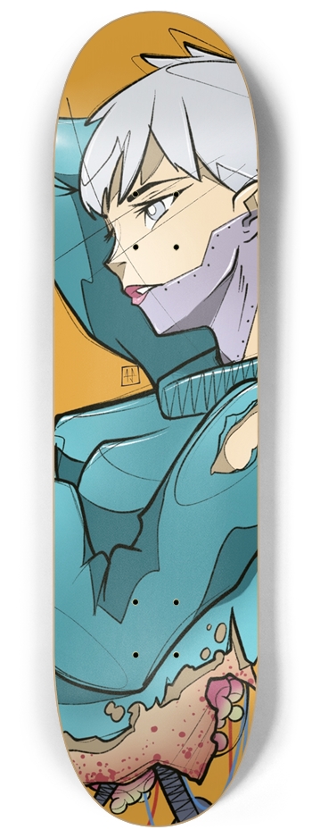 Cyber Girl 8-1/4 Skateboard Deck