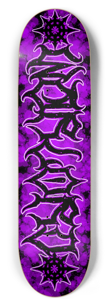 Warlord Purple 8-1/2 Skateboard Deck