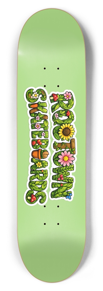 Garden 8-1/2 Skateboard Deck