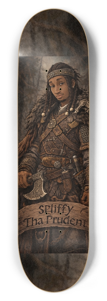 Spliffy The Prudent collection 8-1/2 Skateboard Deck
