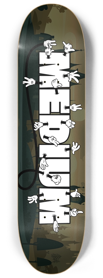MDM Hands 8-1/4 Skateboard Deck