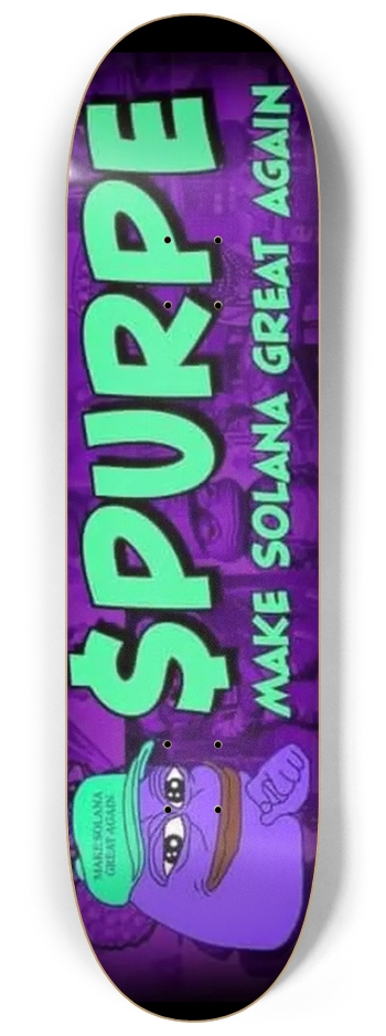 $PurpeMan #1 8-1/4 Skateboard Deck