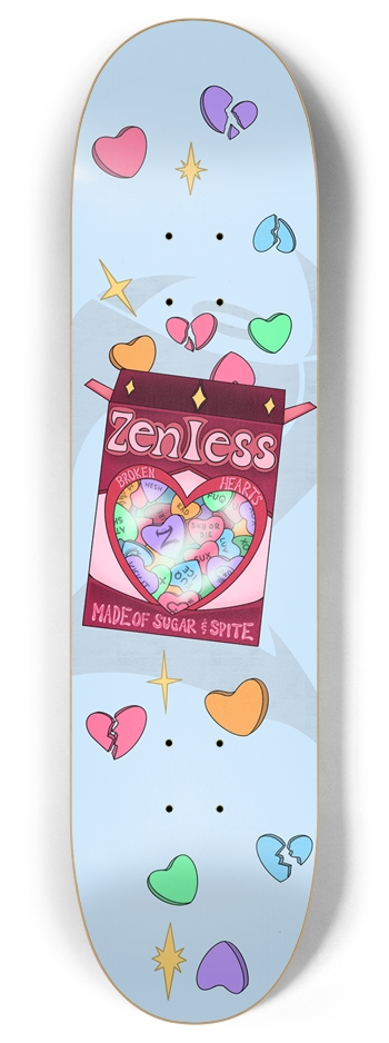 8ss-Blue 8 Inch Skateboard Deck