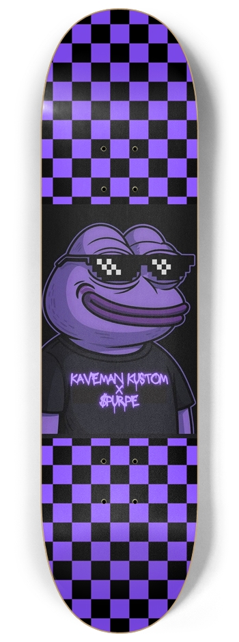 $PurpemanKustoms #1 8-1/4 Skateboard Deck