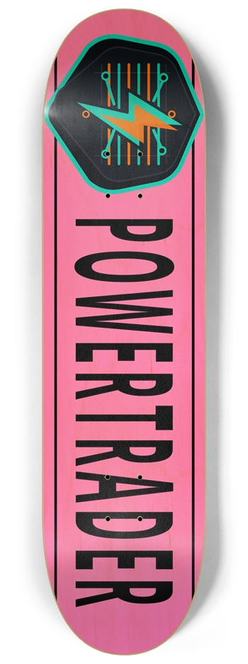 PT MainLine Pink Natural 8-1/4 Skateboard Deck