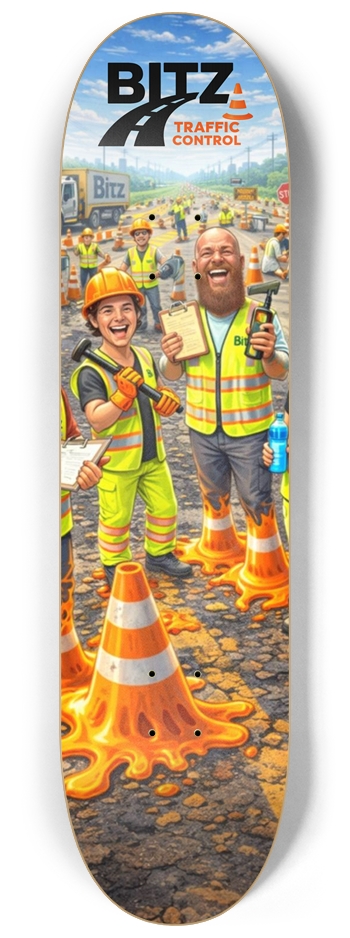 bitz team 8-1/4 Skateboard Deck