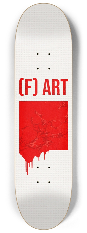 (F) ART 8-1/4 Skateboard Deck