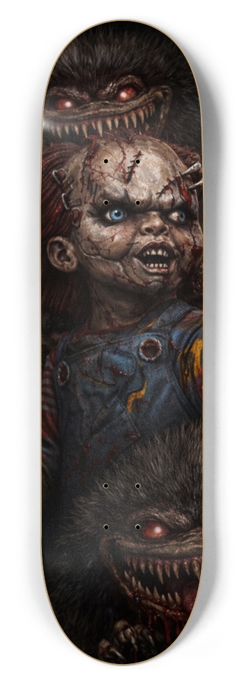 Chucky VS Critters 8-1/2 Skateboard Deck