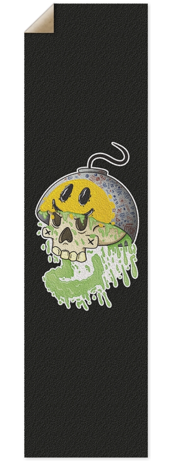 Lit Skull 9 x 33 Inch Griptape