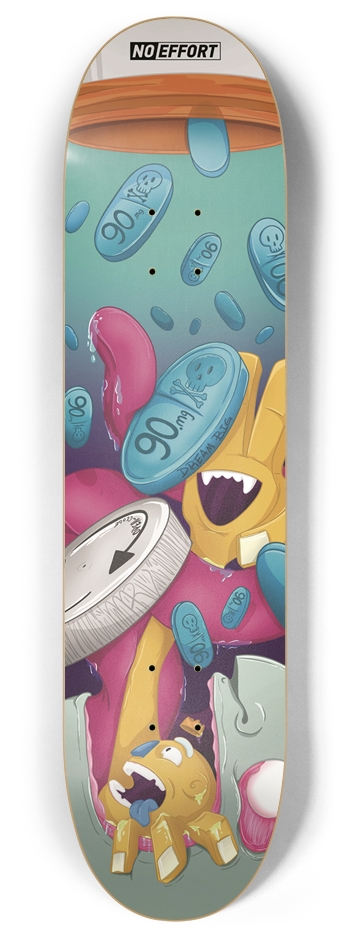 Dream Big 8 Inch Skateboard Deck