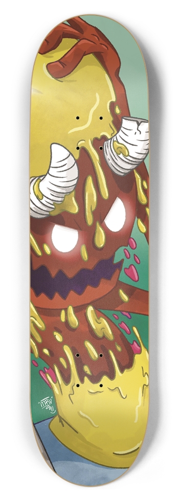 Ripping Red 8-1/2 Skateboard Deck