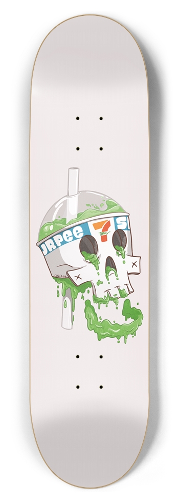 Skull Slurpee 8-1/2 Skateboard Deck