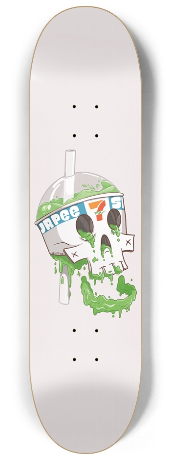 Skull Slurpee 8-1/4 Skateboard Deck
