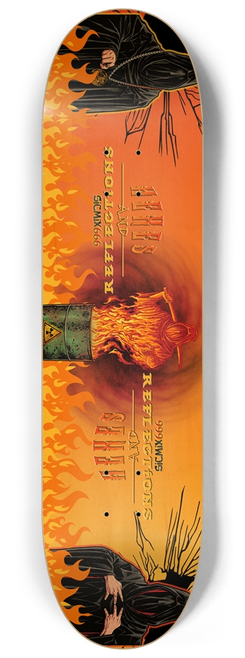 HEXES & REFLECTiONS 8-1/4 Skateboard Deck
