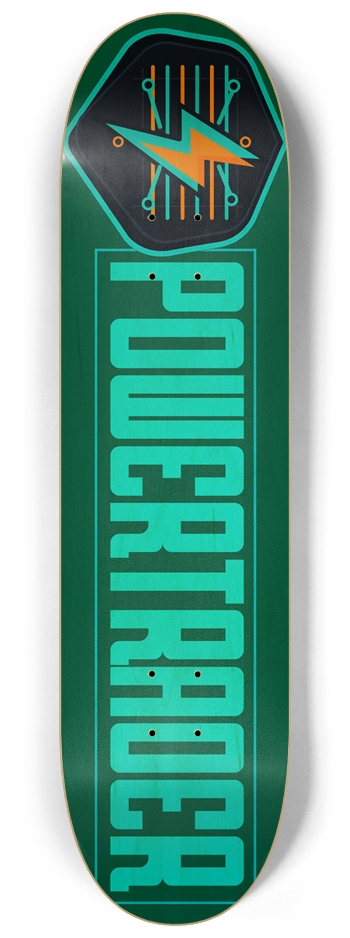 PT SuperGreen Natural 8-1/4 Skateboard Deck