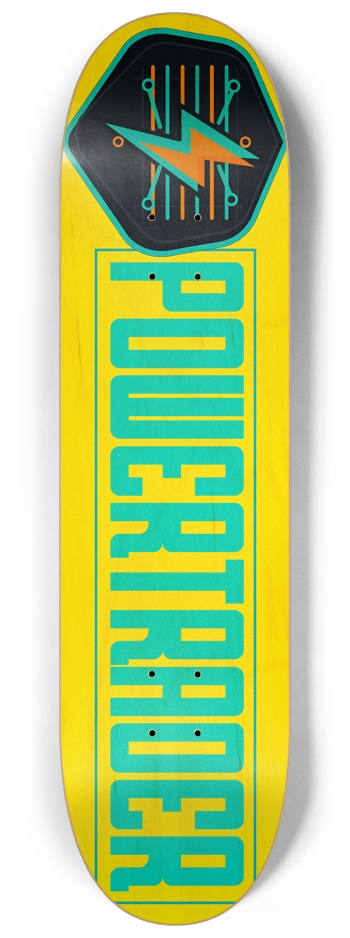 PT SuperYellow Natural 8-1/4 Skateboard Deck