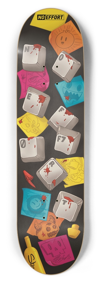 Sticky Notes 8-1/2 Skateboard Deck