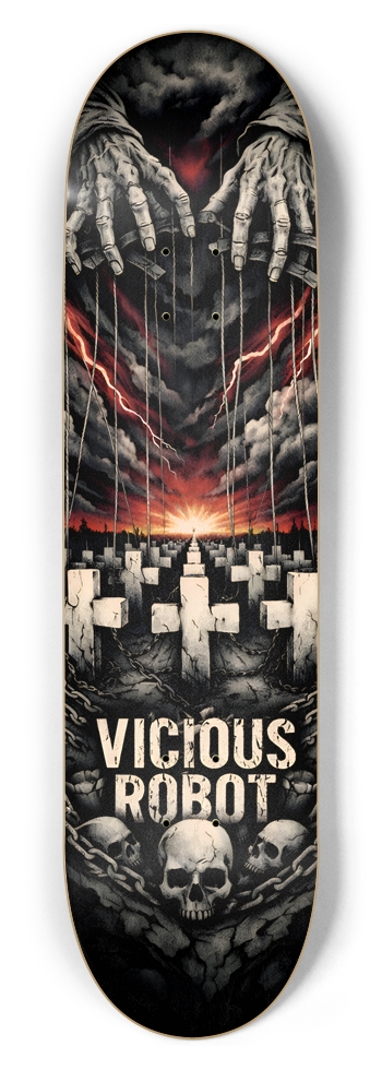 Vicious Robot Custom Skate Deck